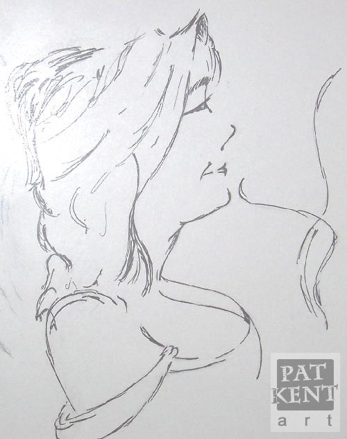 Rough sketch by Pat Kent