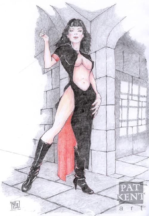 Vampirella by Pat Kent after Dave Stevens