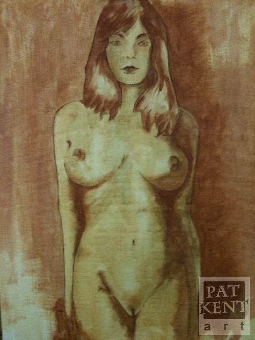 Nude - Underpainting by Pat Kent